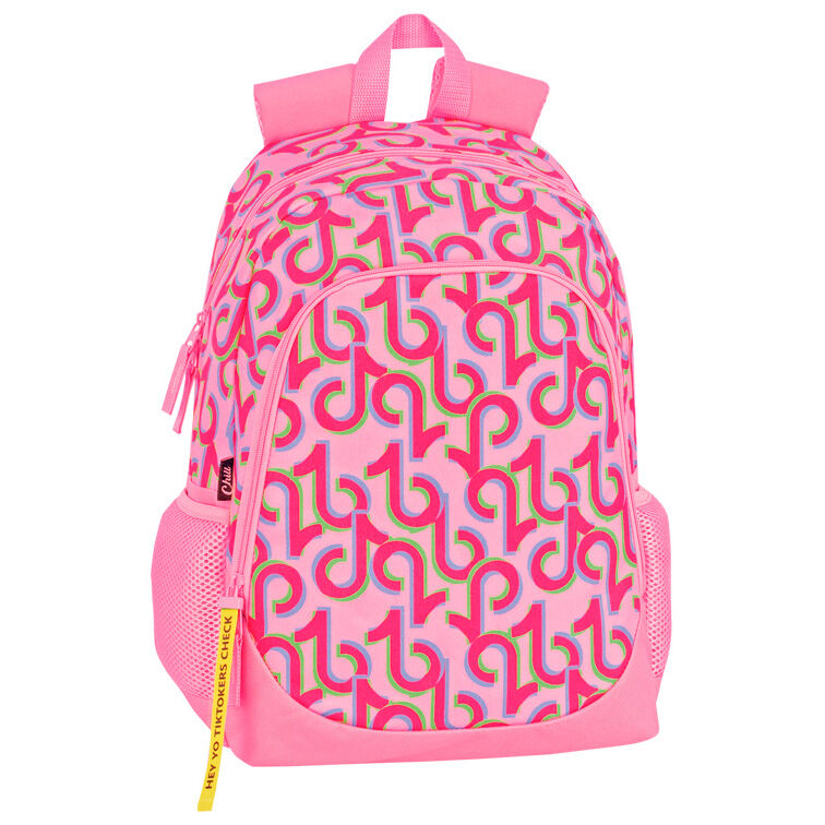Mochila Escolar Duets Tiktokers Adaptável 42cm