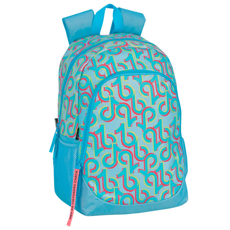 Mochila Escolar Challenge Tiktokers Adaptável 42cm