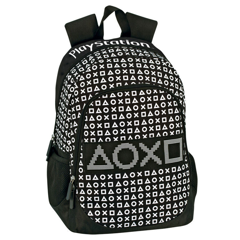 Mochila Escolar Bits Playstation Adaptável 42cm