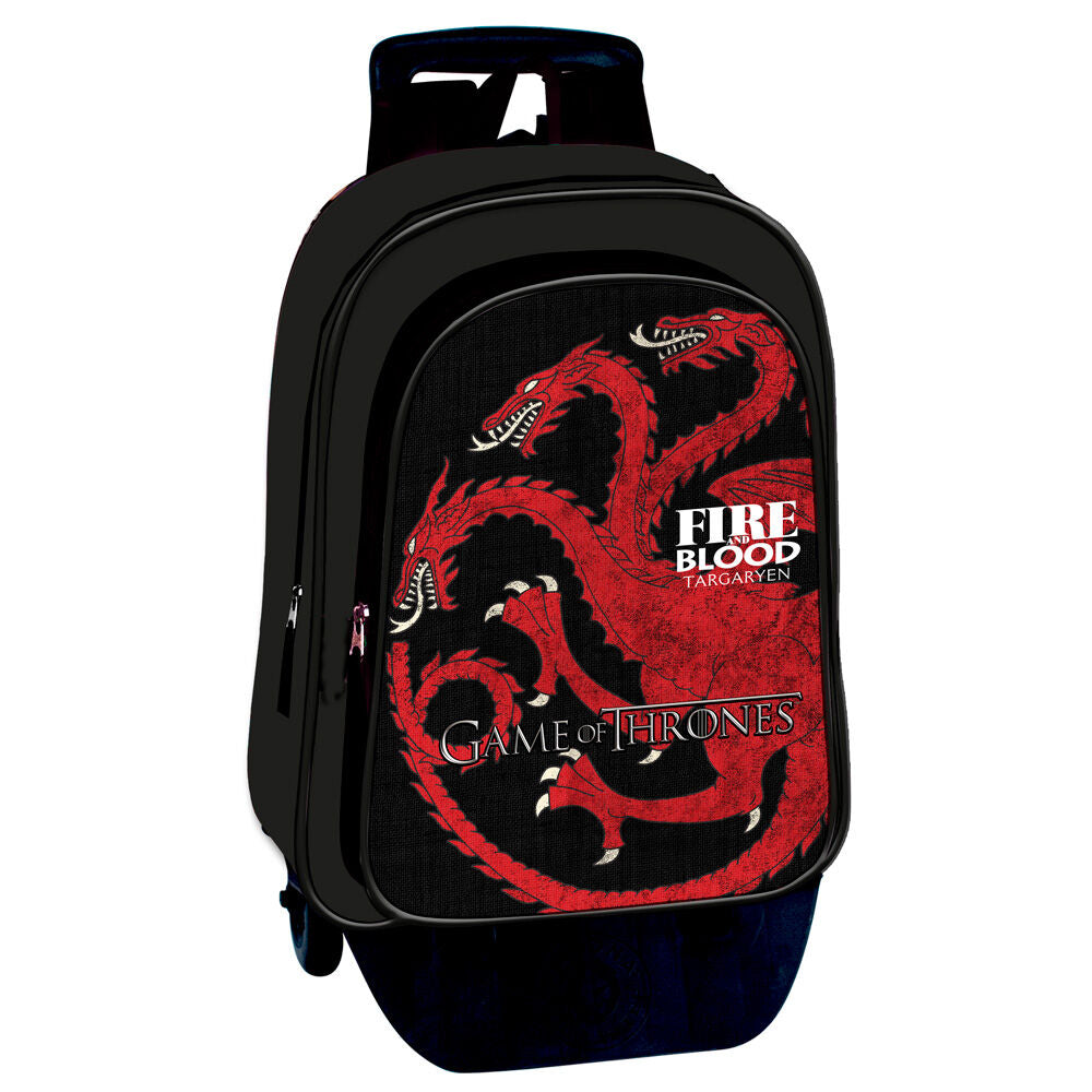Mochila Escolar Trolley Fire and Blood Targaryen Game of Thrones 42cm