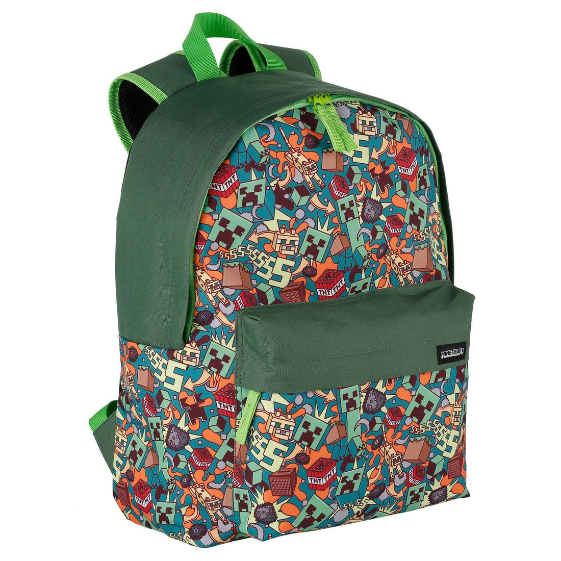 Mochila Escolar Crazy Minecraft 41cm