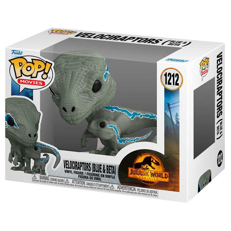 Figura POP Jurassic World 3 Velociraptors Blue &amp; Beta