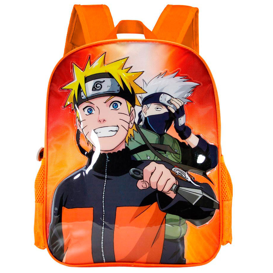 Mochila Escolar Média Adaptável Action Naruto 39cm