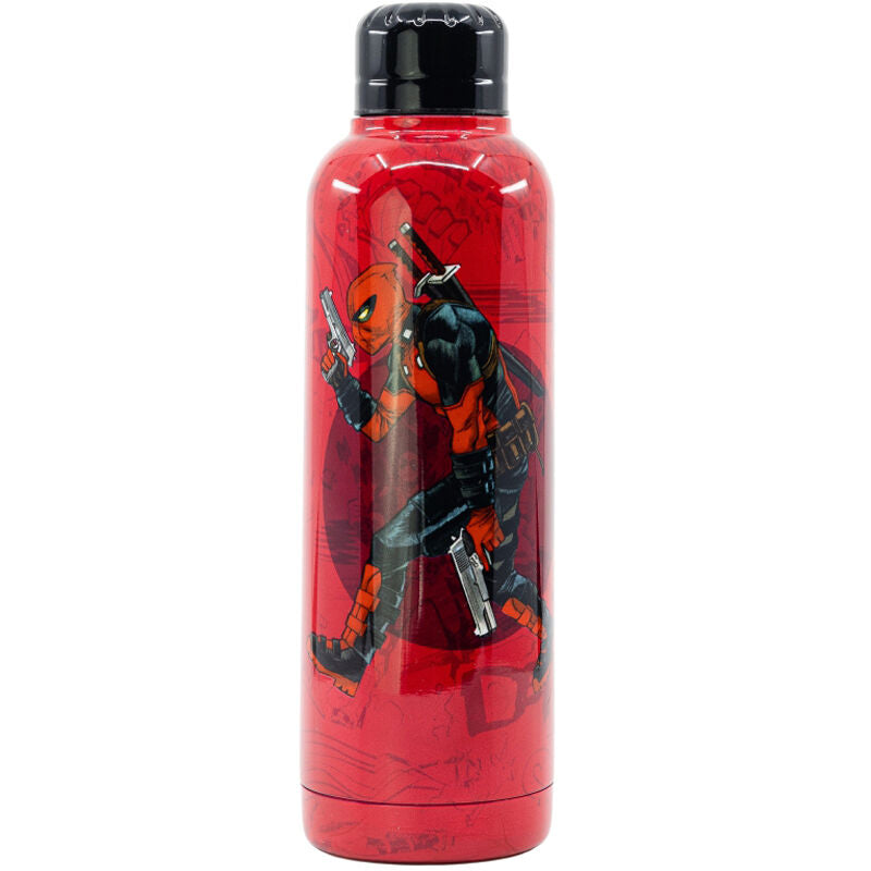 Garrafa Térmica Aço Inoxidável Deadpool Marvel 515ml