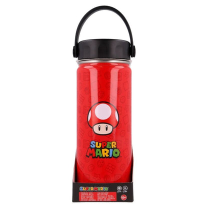 Garrafa Térmica Aço Inoxidável  Super Mario Bros Nintendo 530ml
