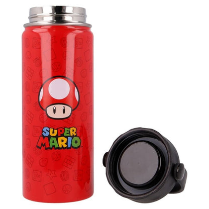 Garrafa Térmica Aço Inoxidável  Super Mario Bros Nintendo 530ml