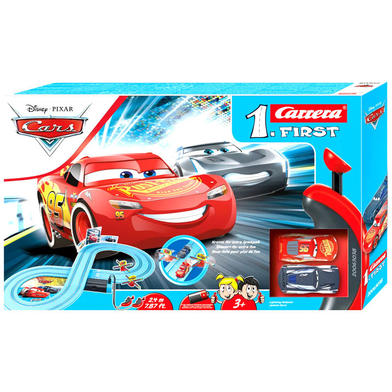 Pista Carrera Rayo &amp; Storm Cars Disney Pixar