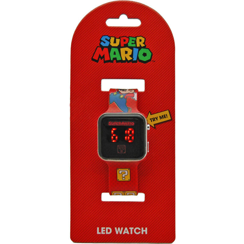 Relógio LED Super Mario Bros