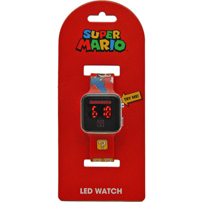 Relógio LED Super Mario Bros