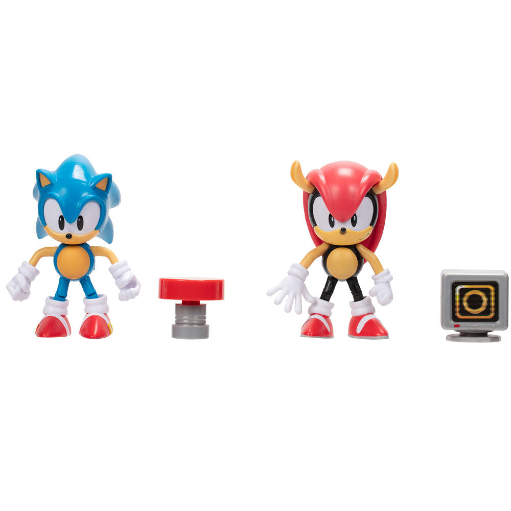 Pack Figuras Sonic &amp; Mighty Sonic The Hedgehog 10cm