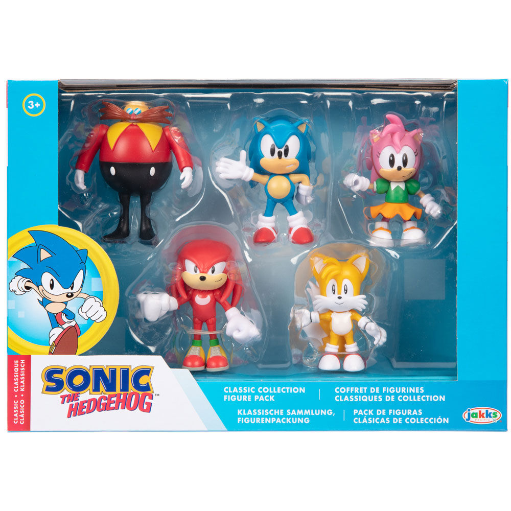 Pack 5 figuras Sonic The Hedgehog 6cm