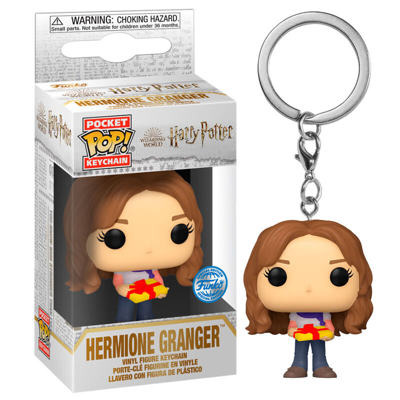 Porta-Chaves Pocket POP Harry Potter Holiday Hermione Exclusive