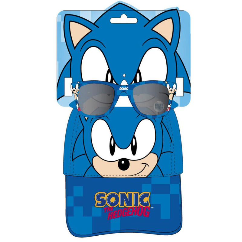 Conjunto Chapéu + Óculos de Sol Sonic The Hedgehog