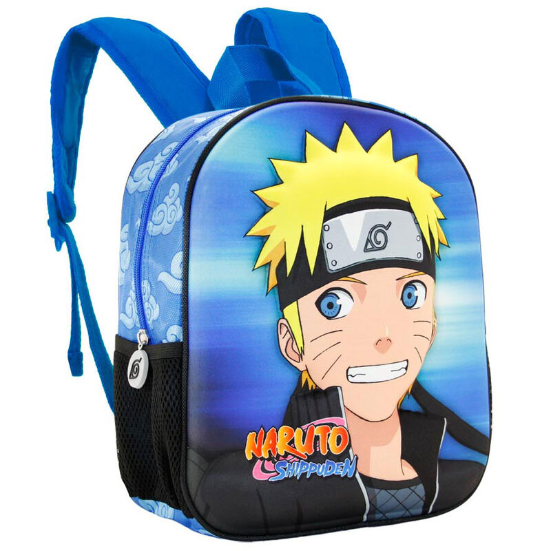 Mochila Pré-Escolar 3D Watching Naruto 31cm