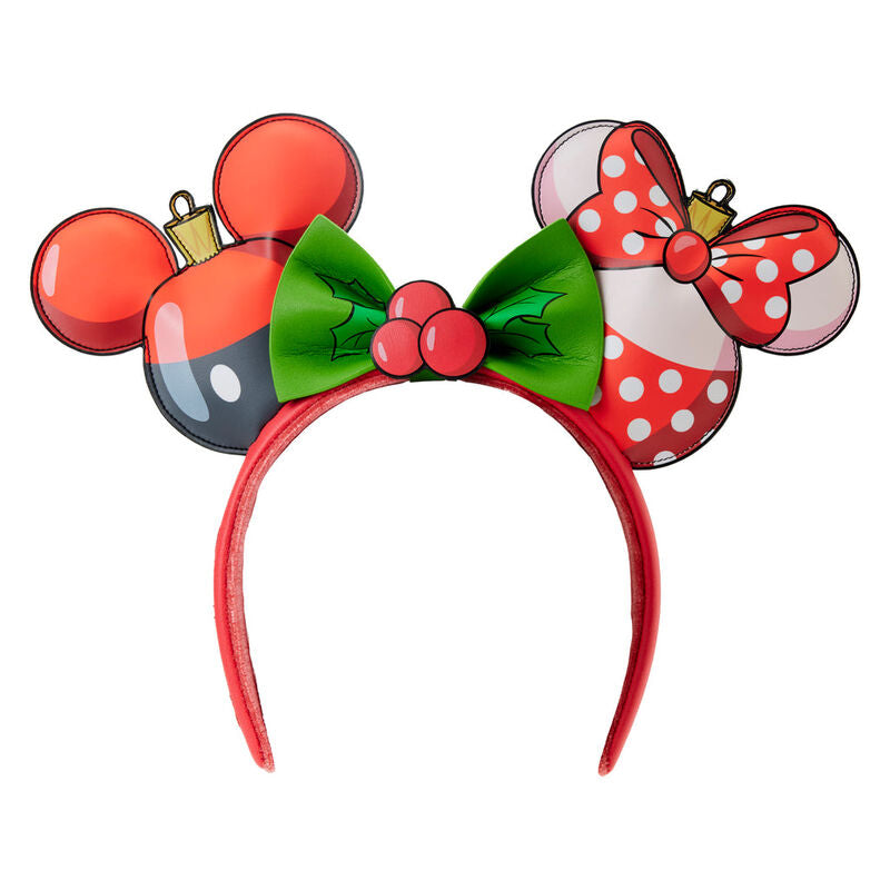 Bandolete Orelhas Navidad Mickey &amp; Minnie Disney Loungefly