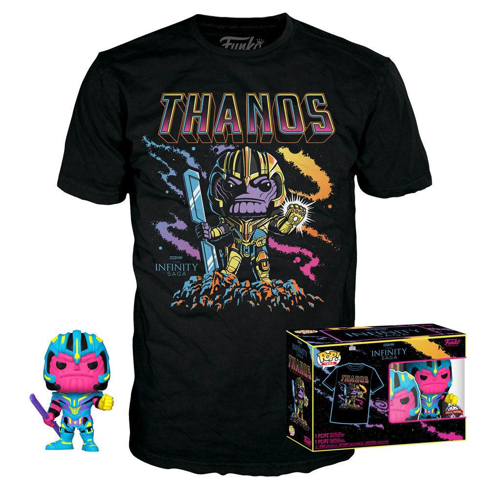 Set figura POP &amp; Tee Marvel Infinity Saga Thanos Exclusive