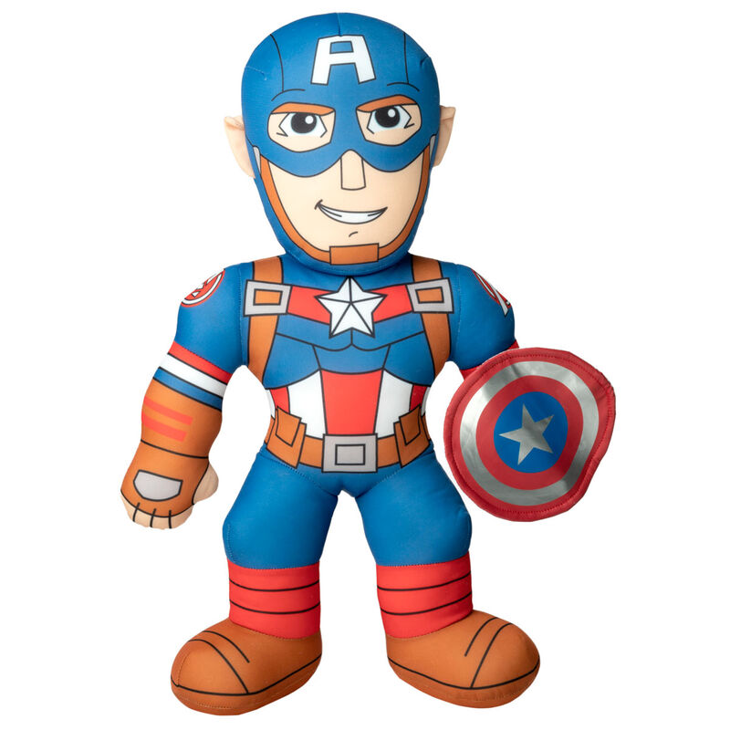 Peluche Capitão América Marvel 38cm com Som