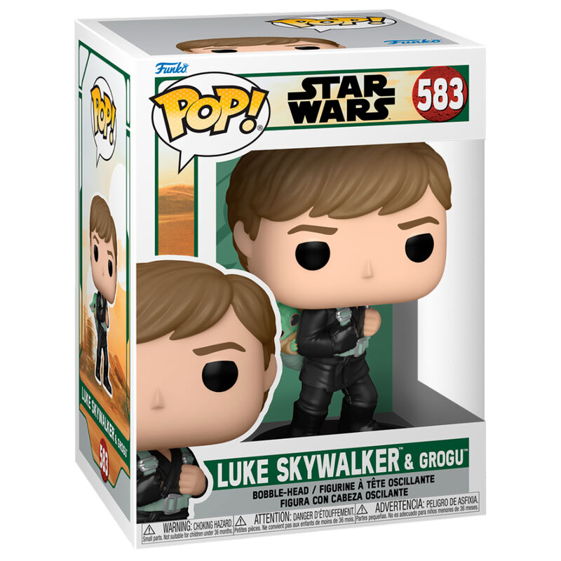 Figura POP Star Wars El Libro de Boba Fett 2 Luke Skywalker &amp; Grogu
