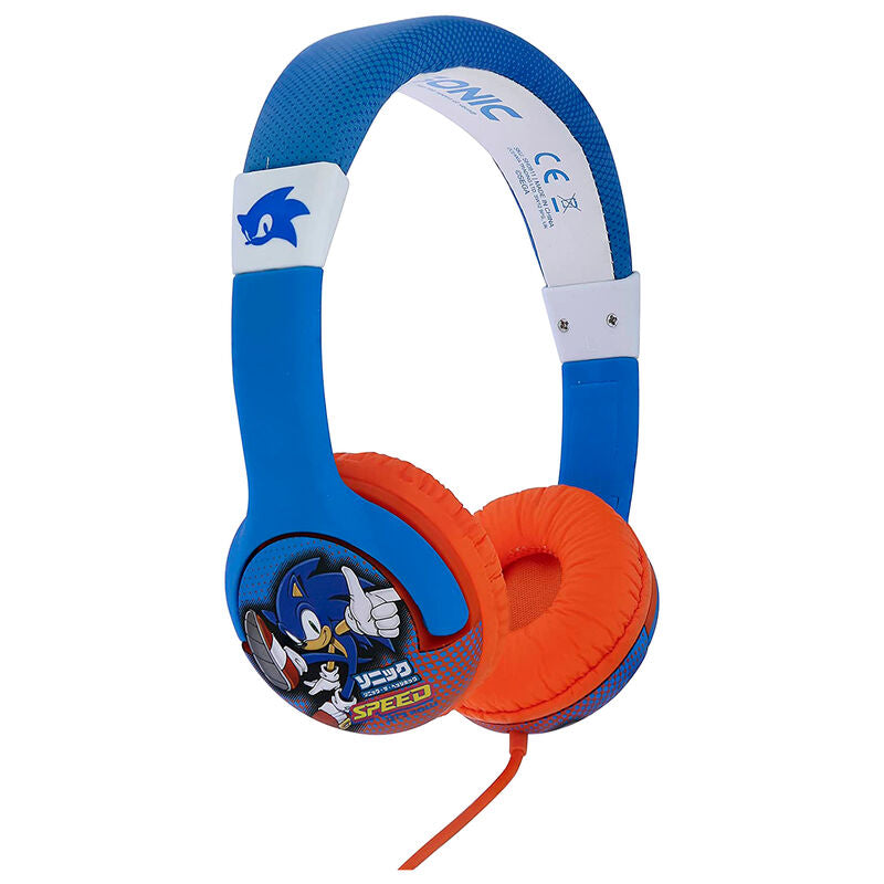 Auscultadores Infantil Sonic the Hedgehog