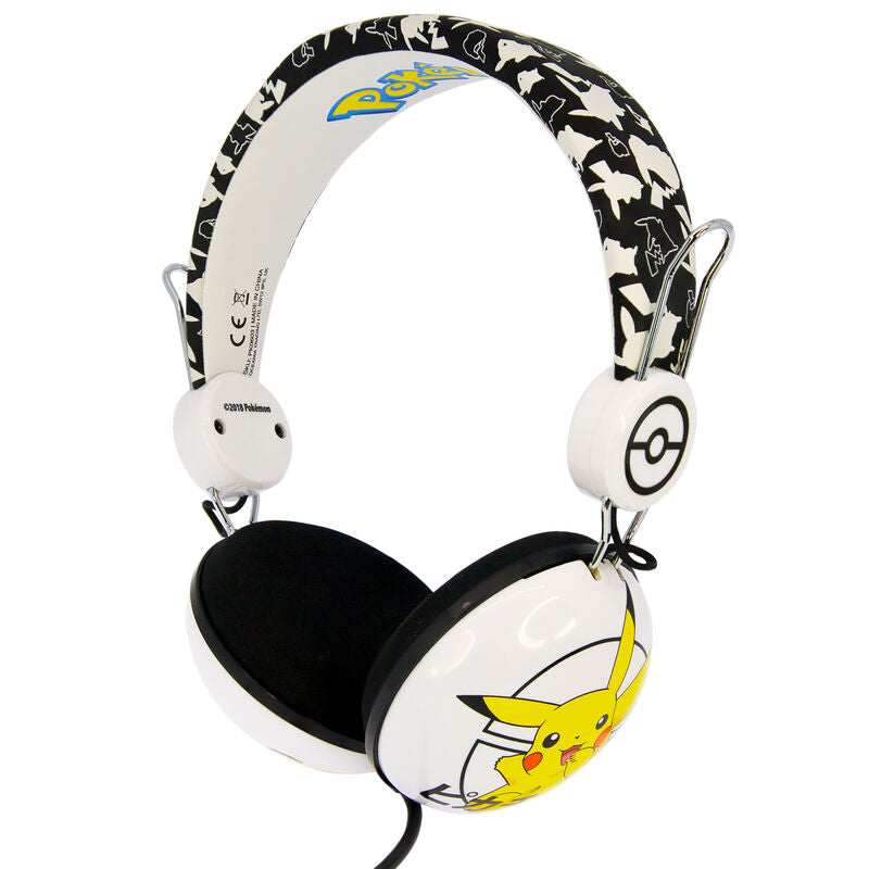 Auriculares Universais Pikachu Pokemon