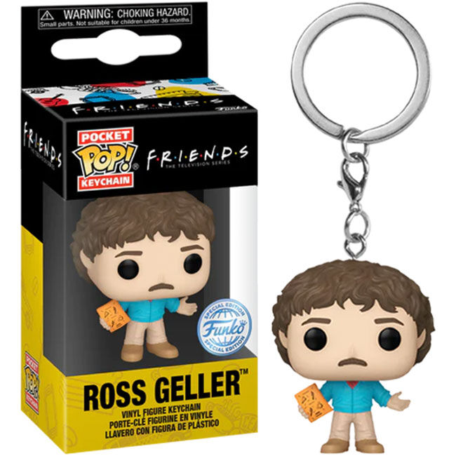 Porta-Chaves Pocket POP Friends Ross Geller Exclusive