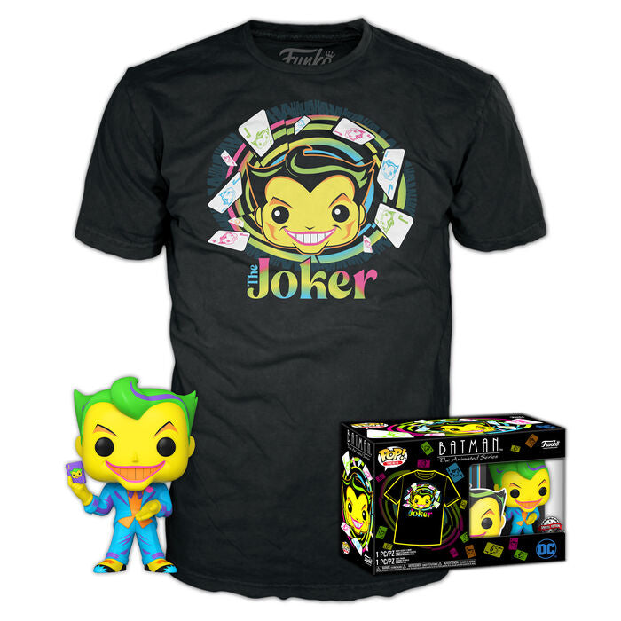 Set figura POP &amp; Tee DC Comics Batman Joker Exclusive