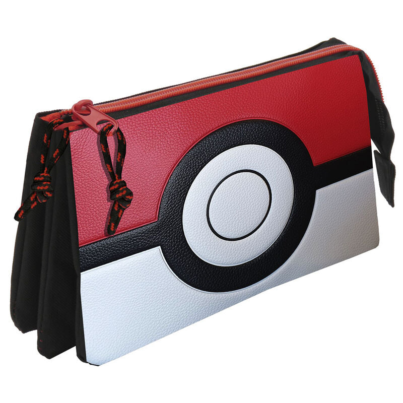 Estojo Triplo Pokeball Pokemon