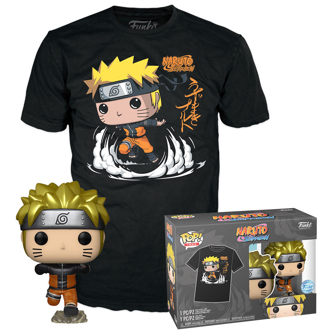 Set figura POP &amp; Tee Naruto Shippuden Exclusive