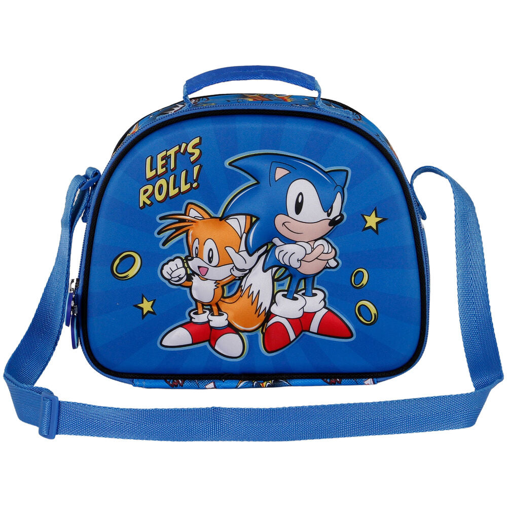 Lancheira Térmica 3D Lets Roll Sonic The Hedgehog