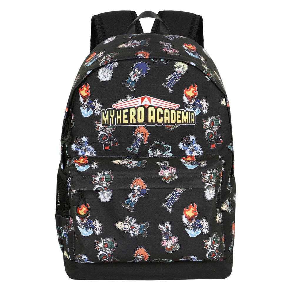 Mochila Escolar My Hero Academia Adaptável 44cm