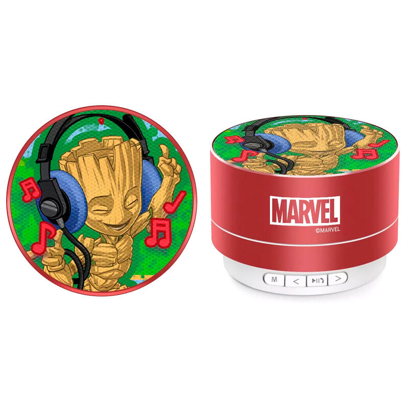 Coluna Portátil sem Fios Groot Guardiões da Galáxia Marvel