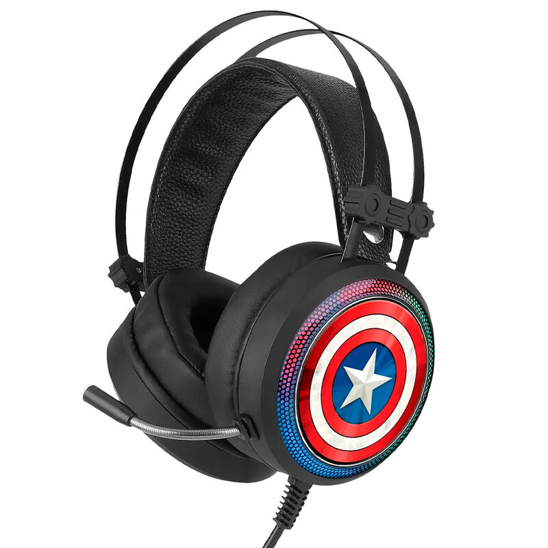 Auriculares Gaming Capitão América Marvel