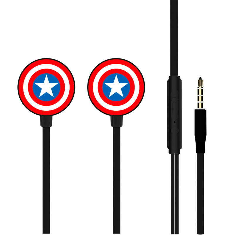 Auriculares Capitão America Marvel