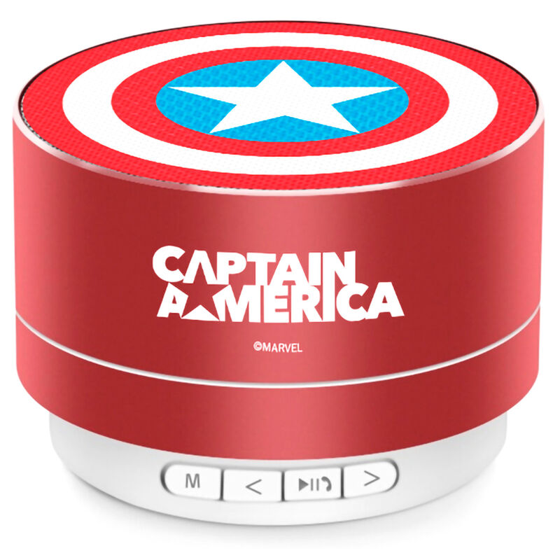 Coluna Portátil Sem Fios Capitão América Marvel