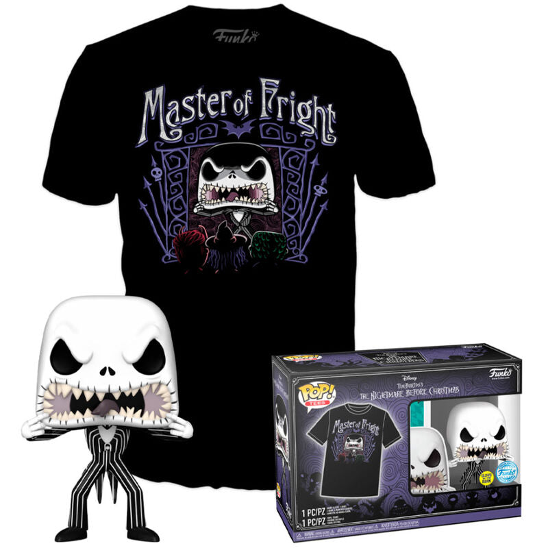 Set figura POP &amp; Tee Disney Pesadilla Antes de Navidad Jack Skellington Exclusive