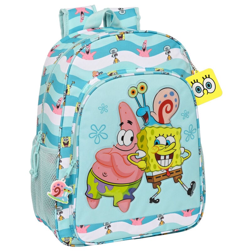 Mochila Escolar Stay Positive Sponge Bob 42cm