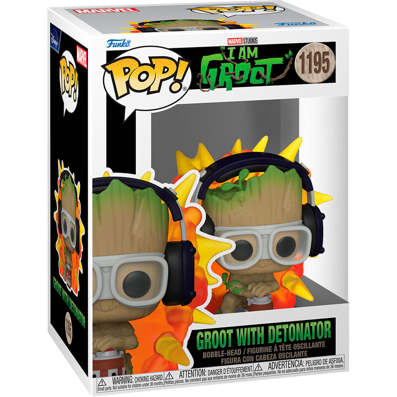 Funko POP Marvel I am Groot - Groot with Detonator