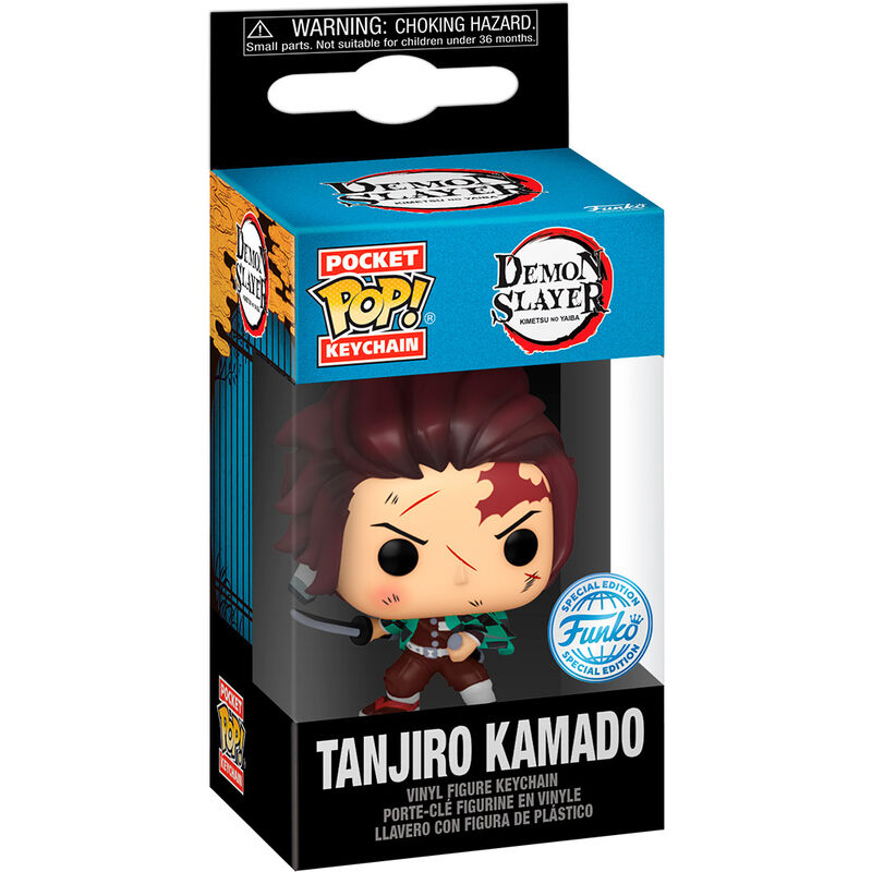 Porta-Chaves Pocket POP Demon Slayer Kimetsu no Yaiba Tanjiro Kamado