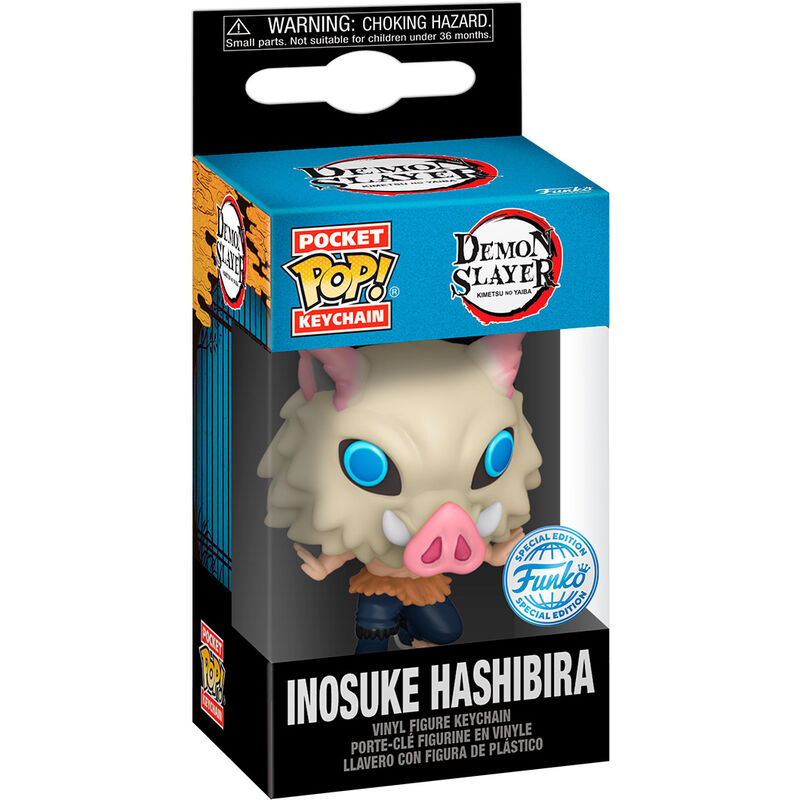 Porta-Chaves Pocket POP Demon Slayer Kimetsu no Yaiba Inosuke Hashibira
