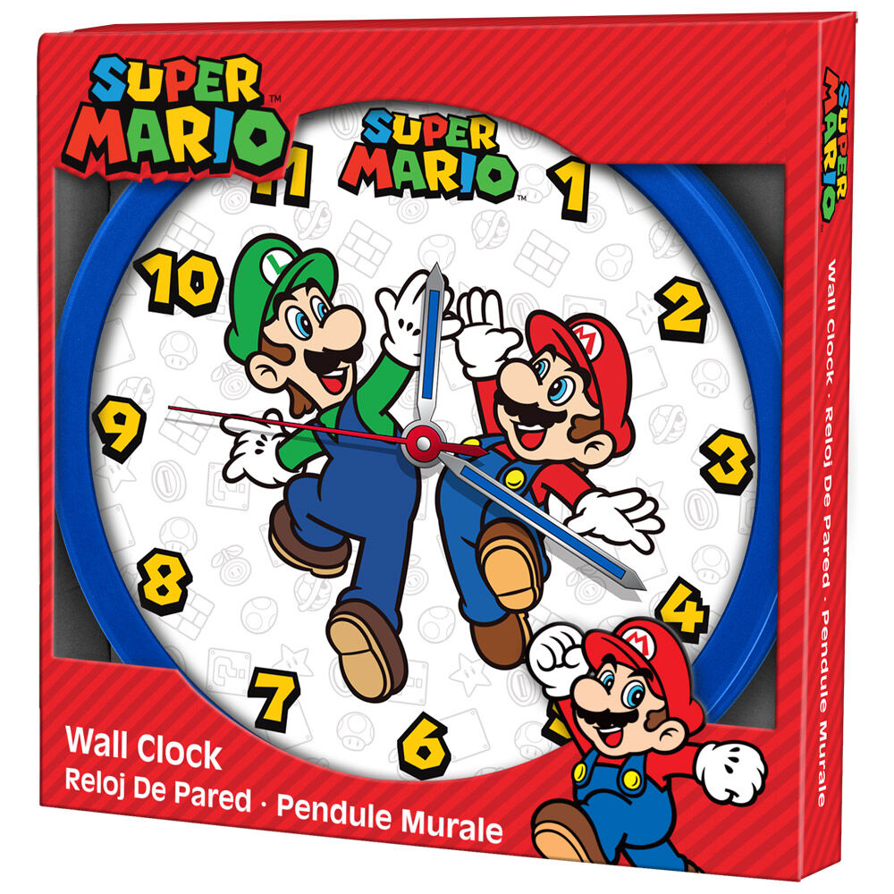 Relógio de parede Super Mario Bros