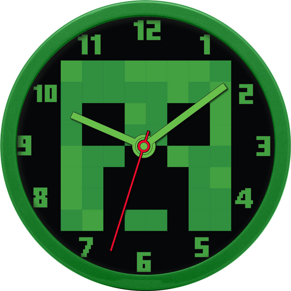 Relógio de Parede Minecraft