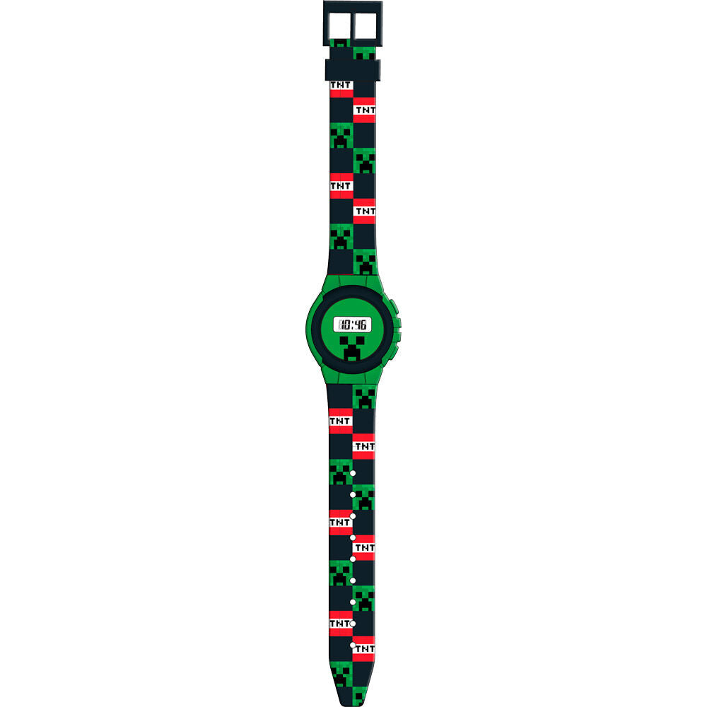 Relógio digital Minecraft