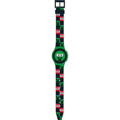 Relógio digital Minecraft