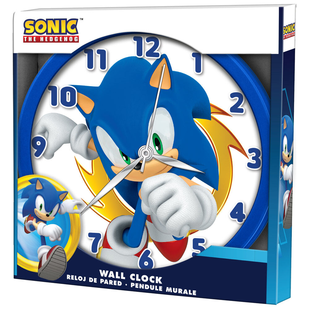 Relógio de Parede Sonic The Hedgehog