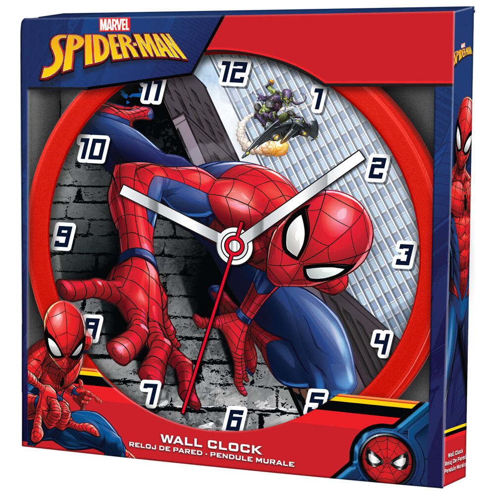 Relógio de Parede Spideman Marvel