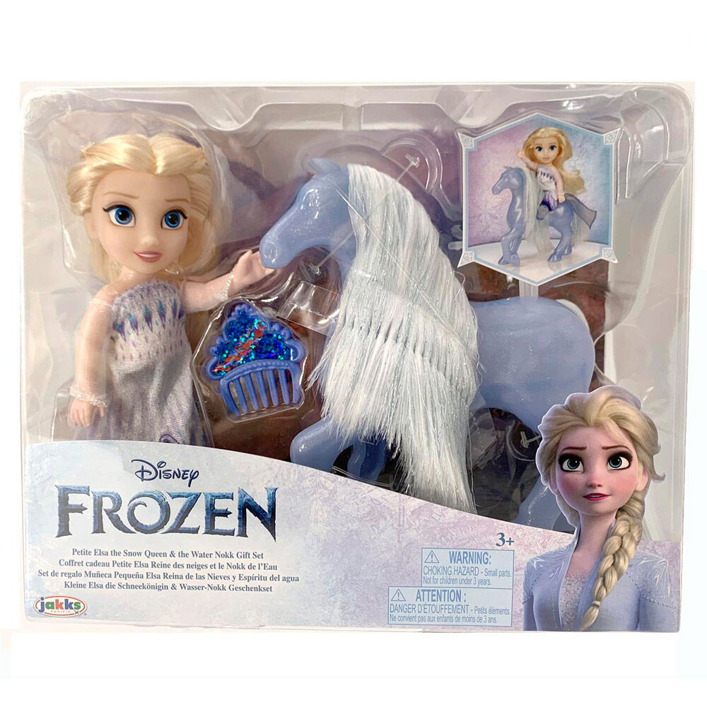 Boneca Elsa + Nokk Frozen Disney 15cm