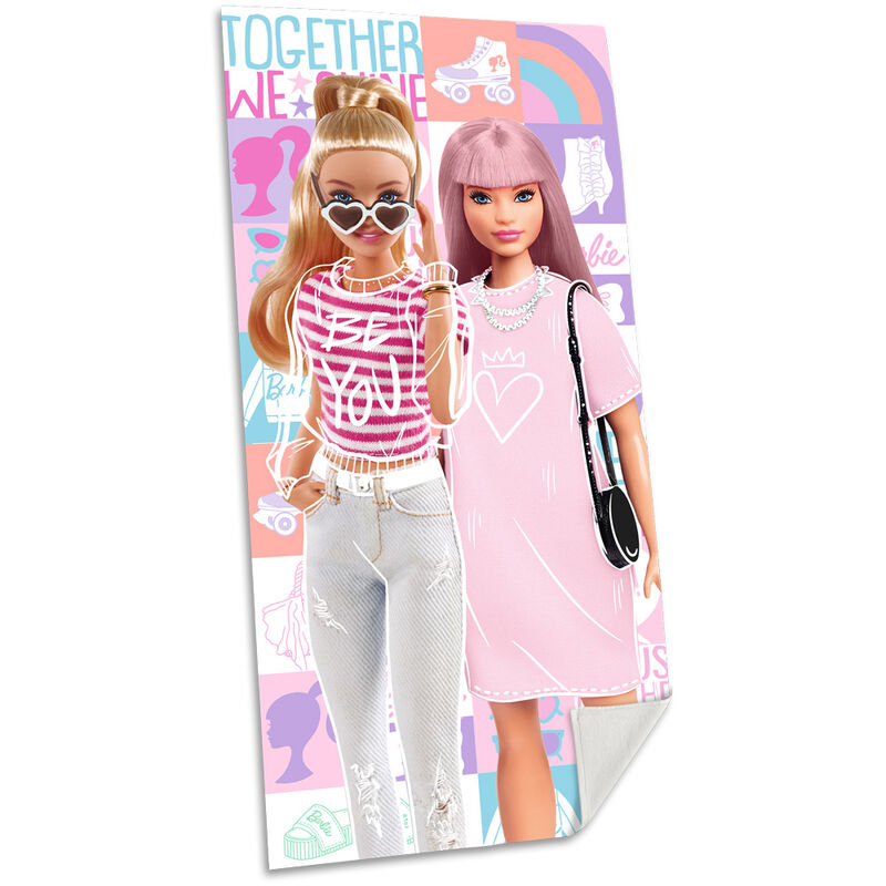 Toalha de Praia Algodão Barbie