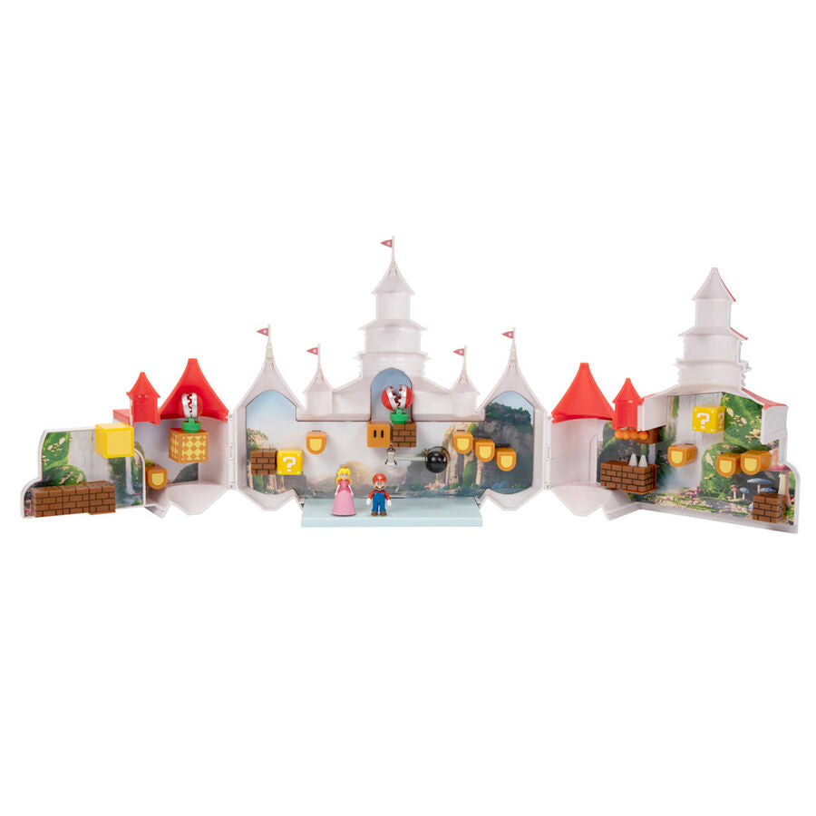 Playset Castillo del Reino Champión + 2 figuras Super Mario Bros