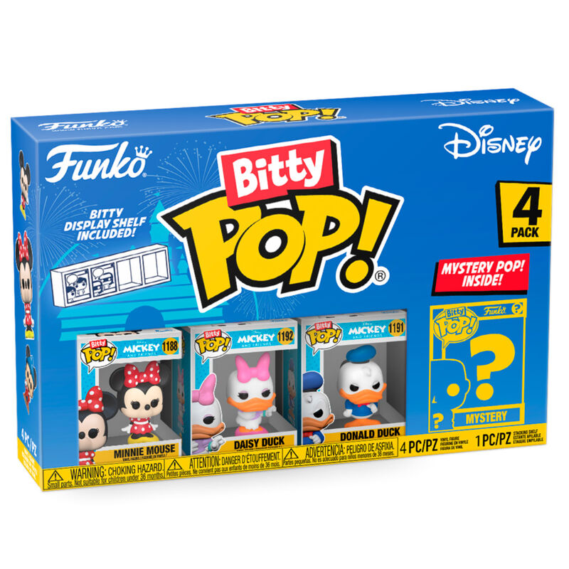 Pack 4 Figuras Bitty POP Disney Minnie