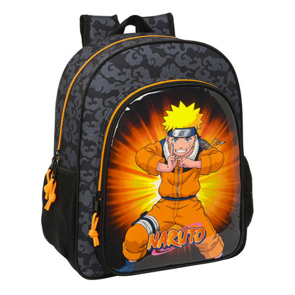 Mochila Escolar Média Naruto 38cm Adaptável